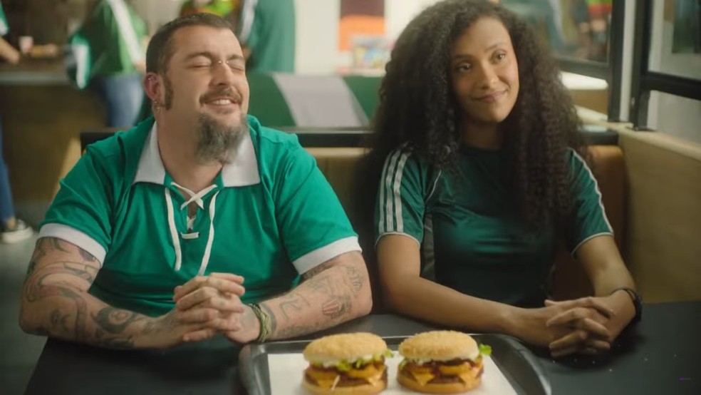 Propaganda do Burger King que o Palmeiras contesta por marketing de emboscada